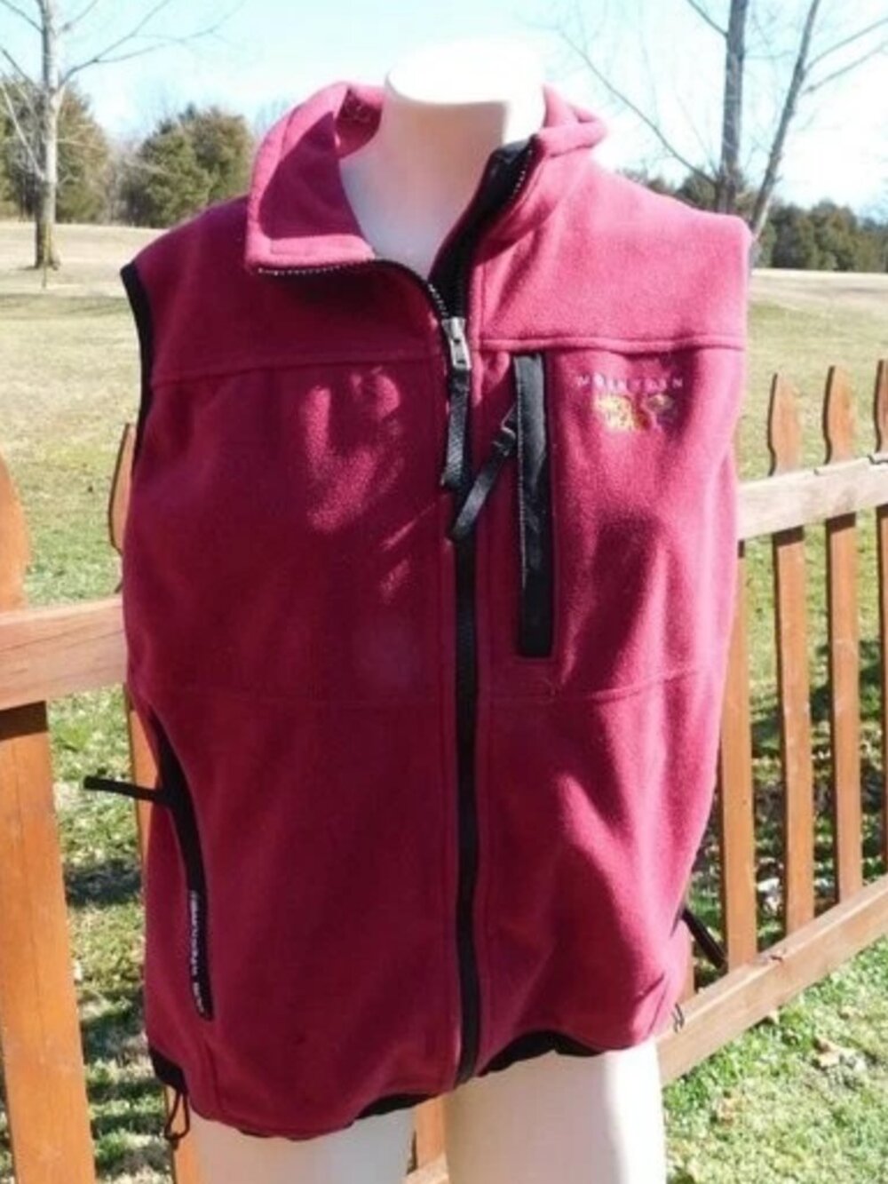 Mountain Hardwear Fleece Vest Size 8 Womens